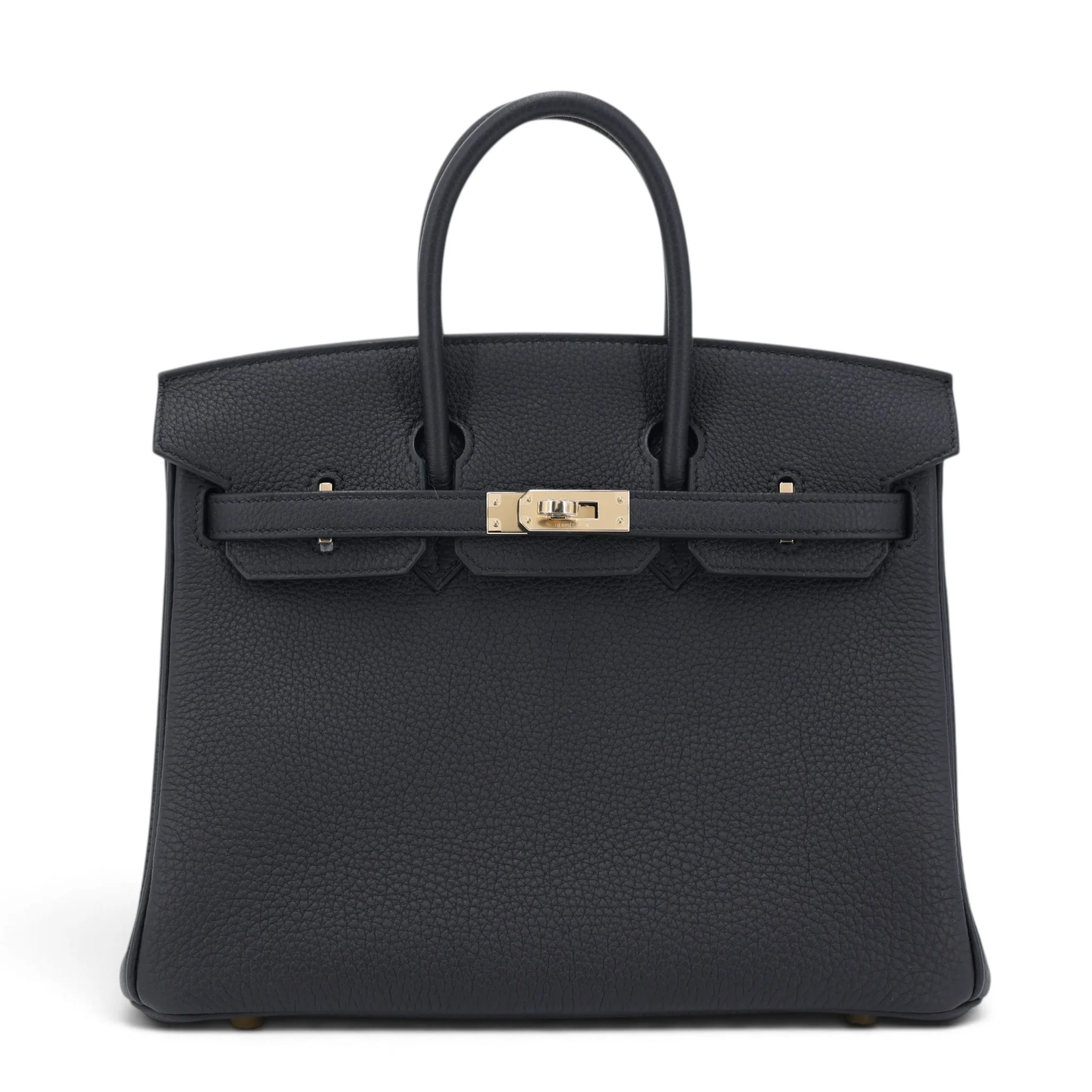 Brand New ( Rank N ) HERMÈS Birkin 25 Noir (89) Togo Permabrass hardware K (2025)