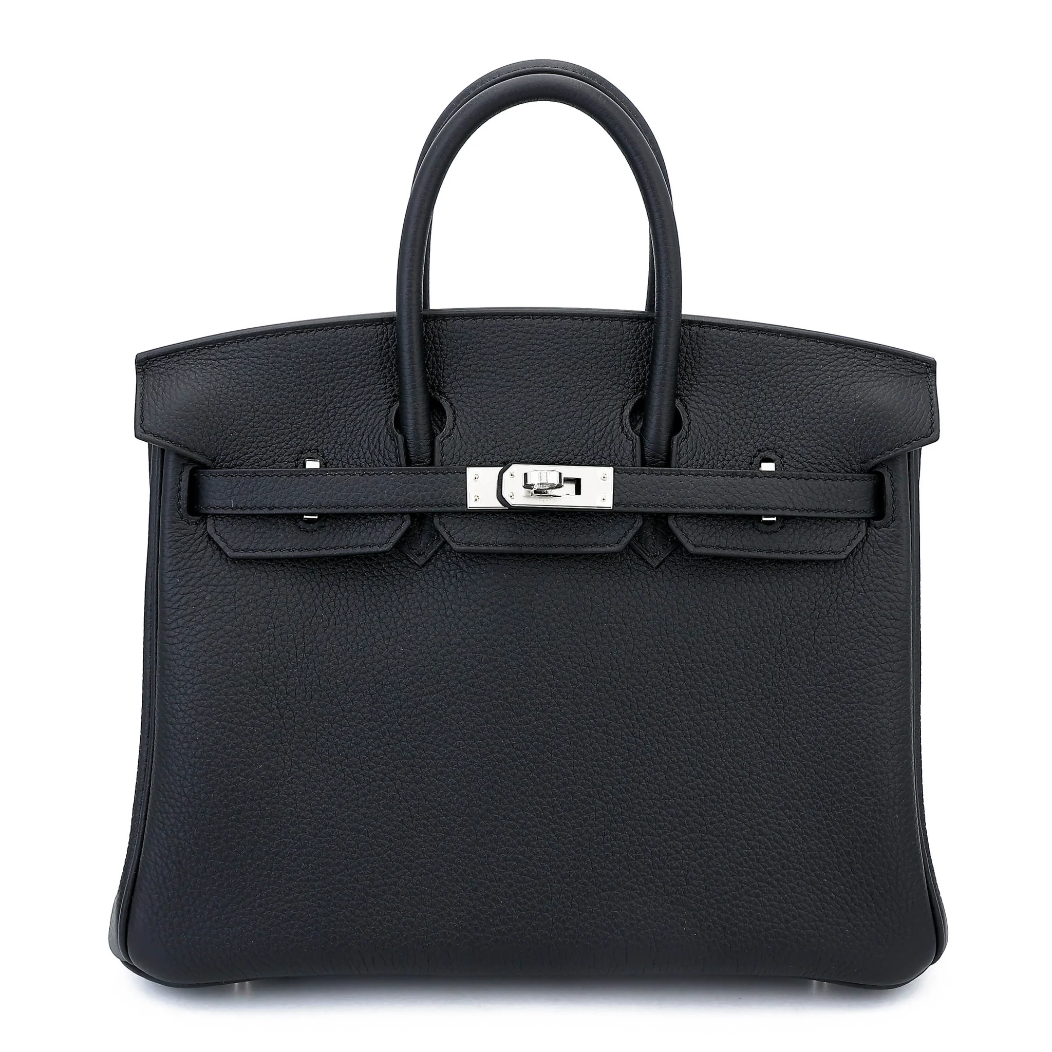 Brand New ( Rank N ) HERMÈS Birkin 25 Noir (89) Togo Palladium hardware G (2026)