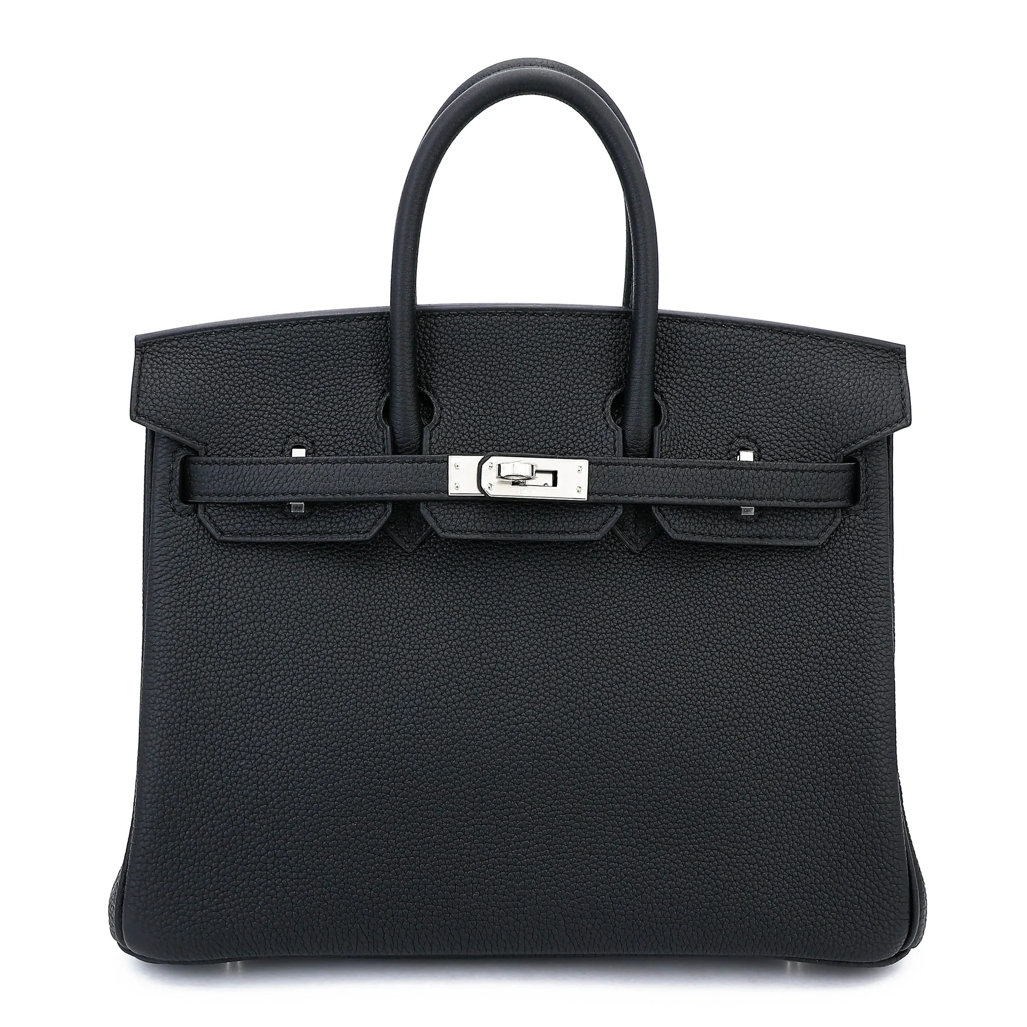 Brand New ( Rank N ) HERMÈS Birkin 25 Noir (89) Togo Palladium hardware G (2026)