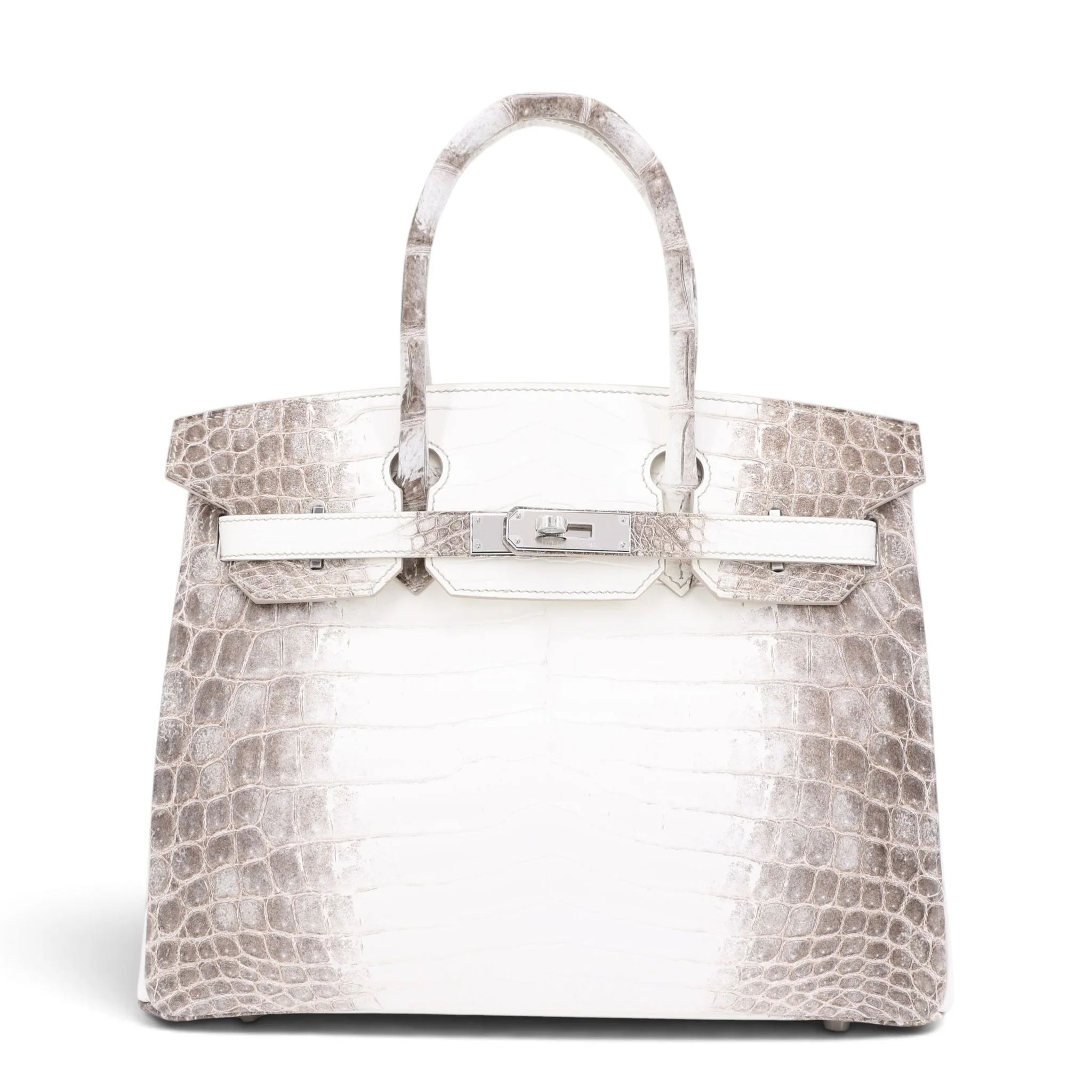 Brand New ( Rank N ) HERMÈS Limited Edition Birkin 30 Himalaya Matte Niloticus Crocodile Palladium hardware K (2025)