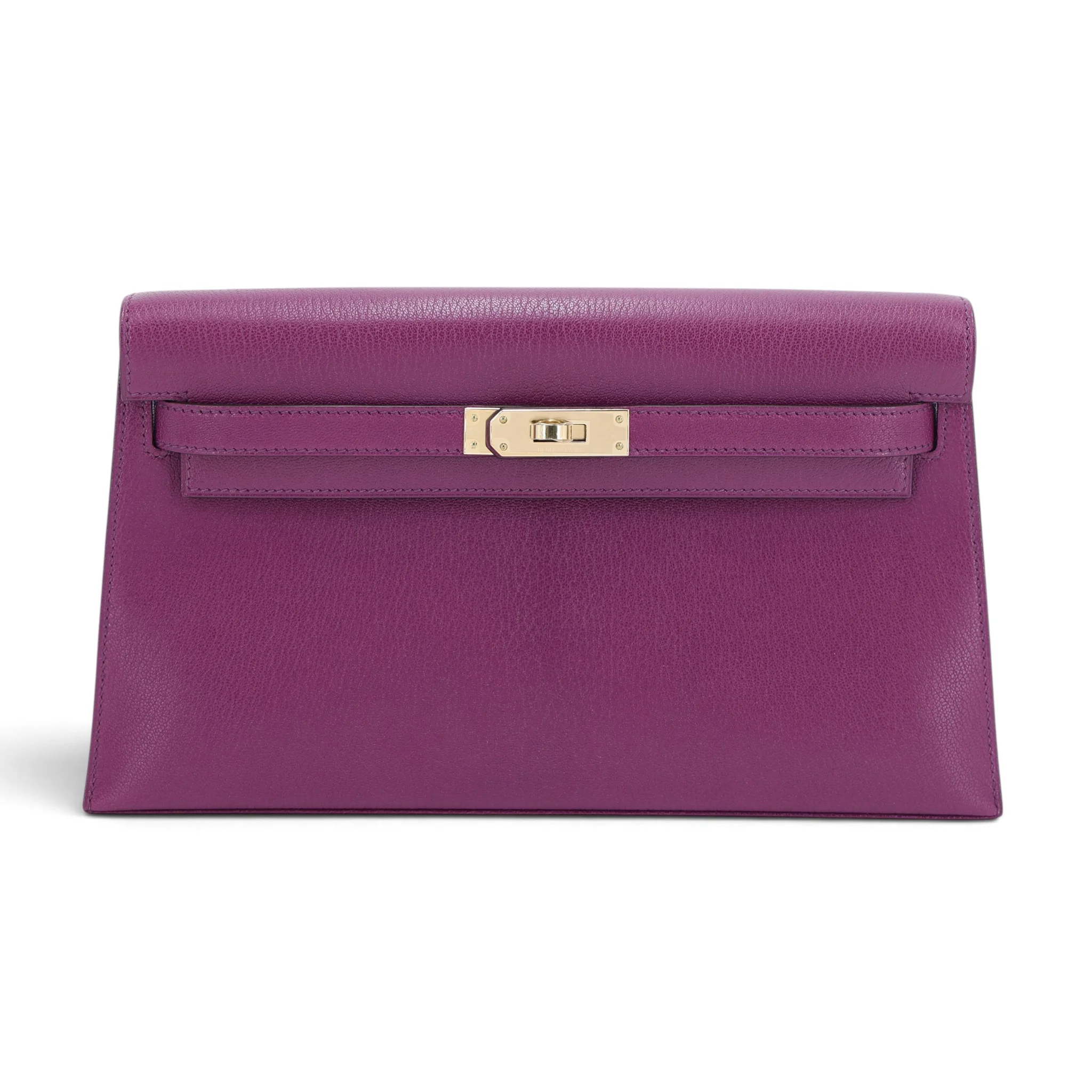 Unused ( Rank NS ) HERMÈS Kelly Elan Anemone (P9) Chevre Permabrass hardware W (2024)