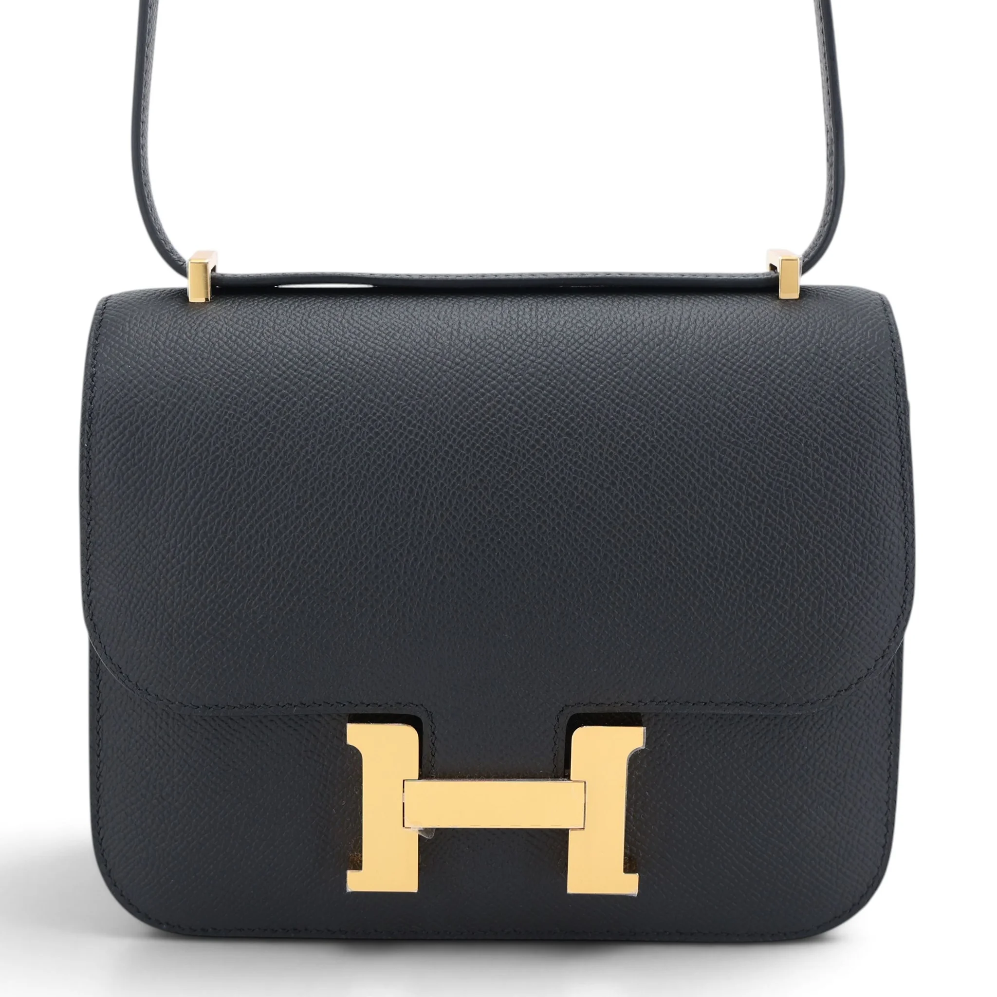 Brand New ( Rank N ) HERMÈS Constance 24 Noir (89) Epsom Brushed Permabrass hardware K (2025)