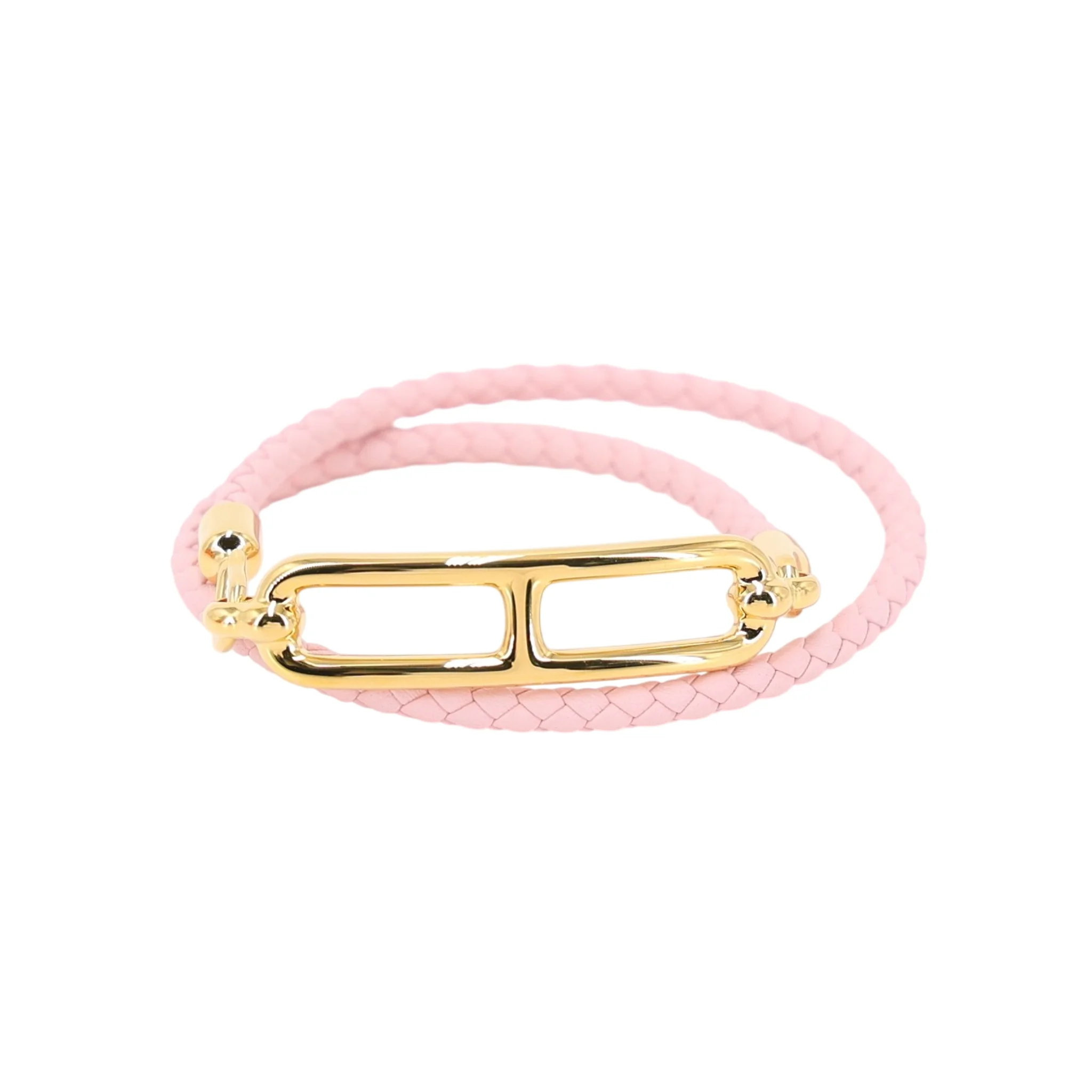 threetimes ブレスレット　ピンク　リボン Roulis Double Tour bracelet T1 Rose Sakura (3Q) | GINZA XIAOMA