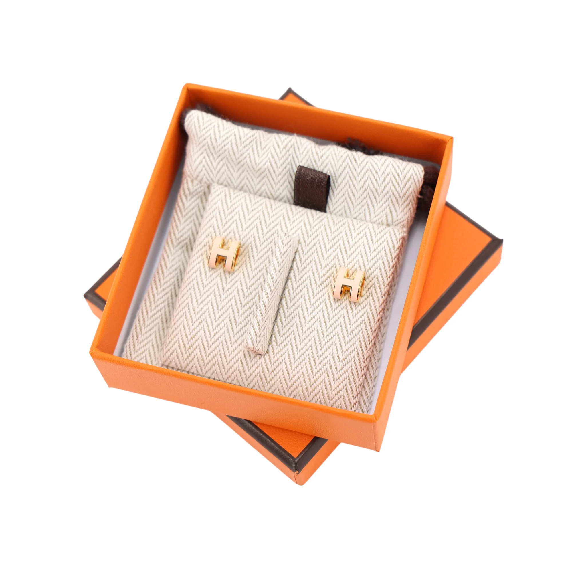 Mini Pop H earrings Pink | GINZA XIAOMA