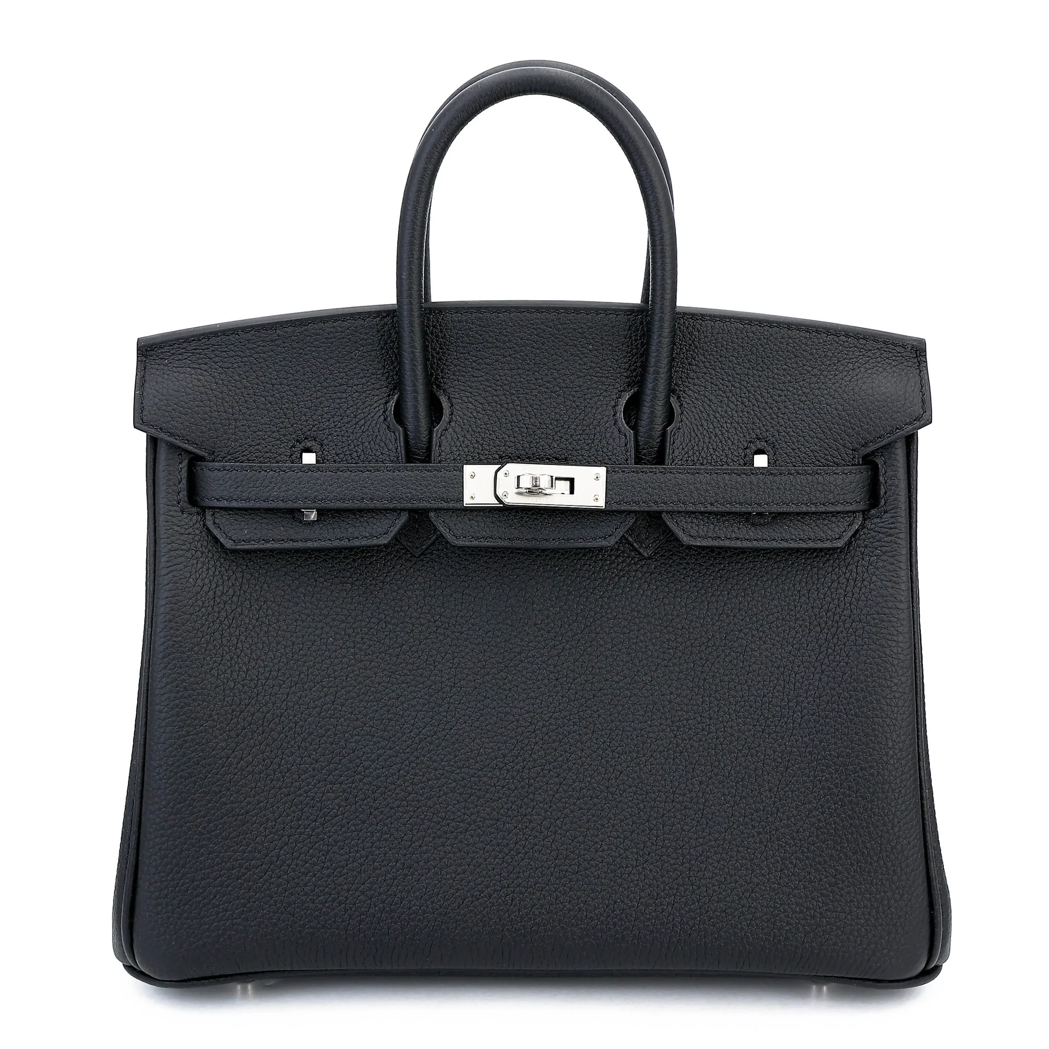Brand New ( Rank N ) HERMÈS Birkin 25 Noir (89) Togo Palladium hardware G (2026)