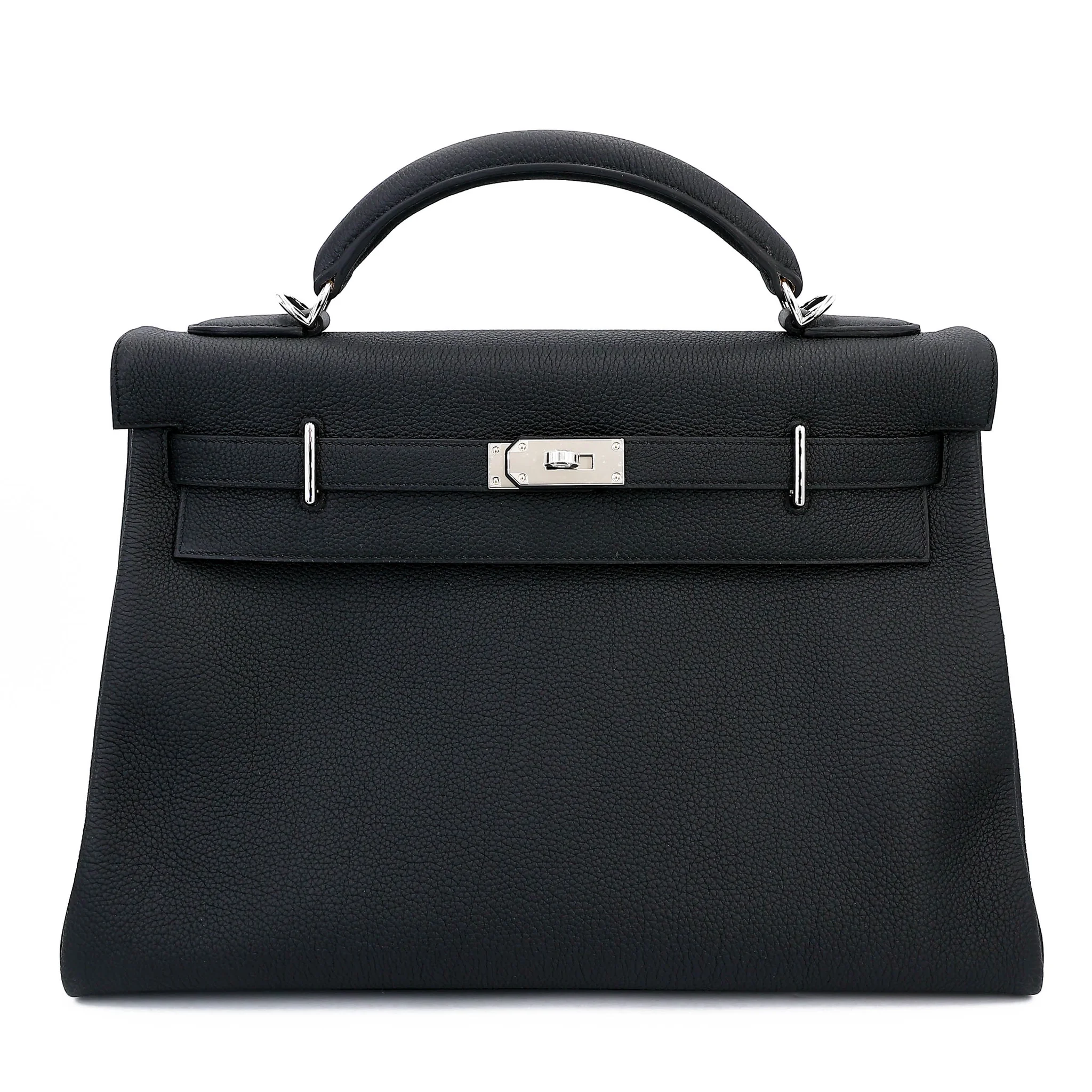 Brand New ( Rank N ) HERMÈS Kelly 42 Maxi Noir (89) Togo Palladium hardware G (2026)