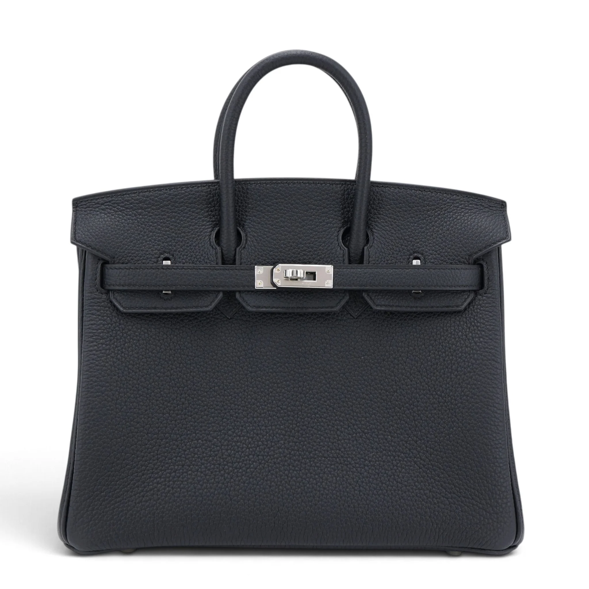 Brand New ( Rank N ) HERMÈS Birkin 25 Noir (89) Togo Palladium hardware G (2026)