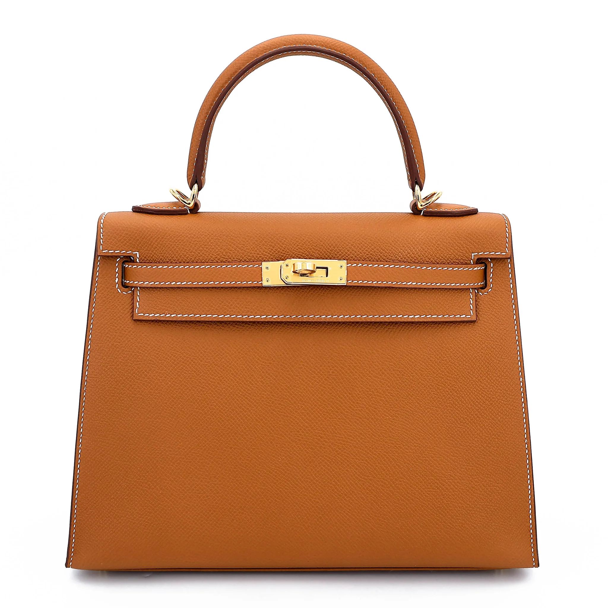 Brand New ( Rank N ) HERMÈS Kelly 25 Sellier Gold (37) Epsom Gold hardware G (2026)