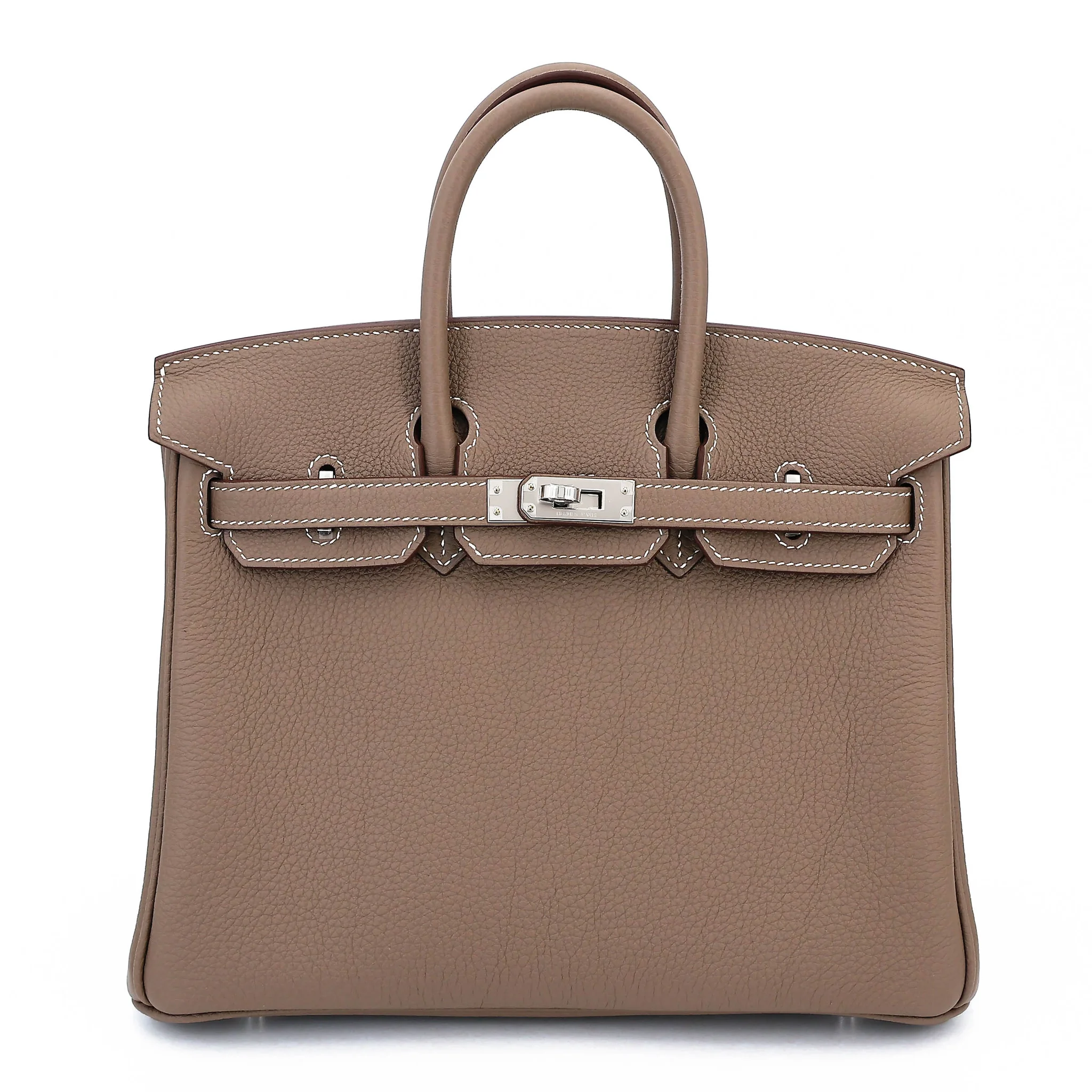 Brand New ( Rank N ) HERMÈS Birkin 25 Etoupe (18) Togo Palladium hardware G (2026)
