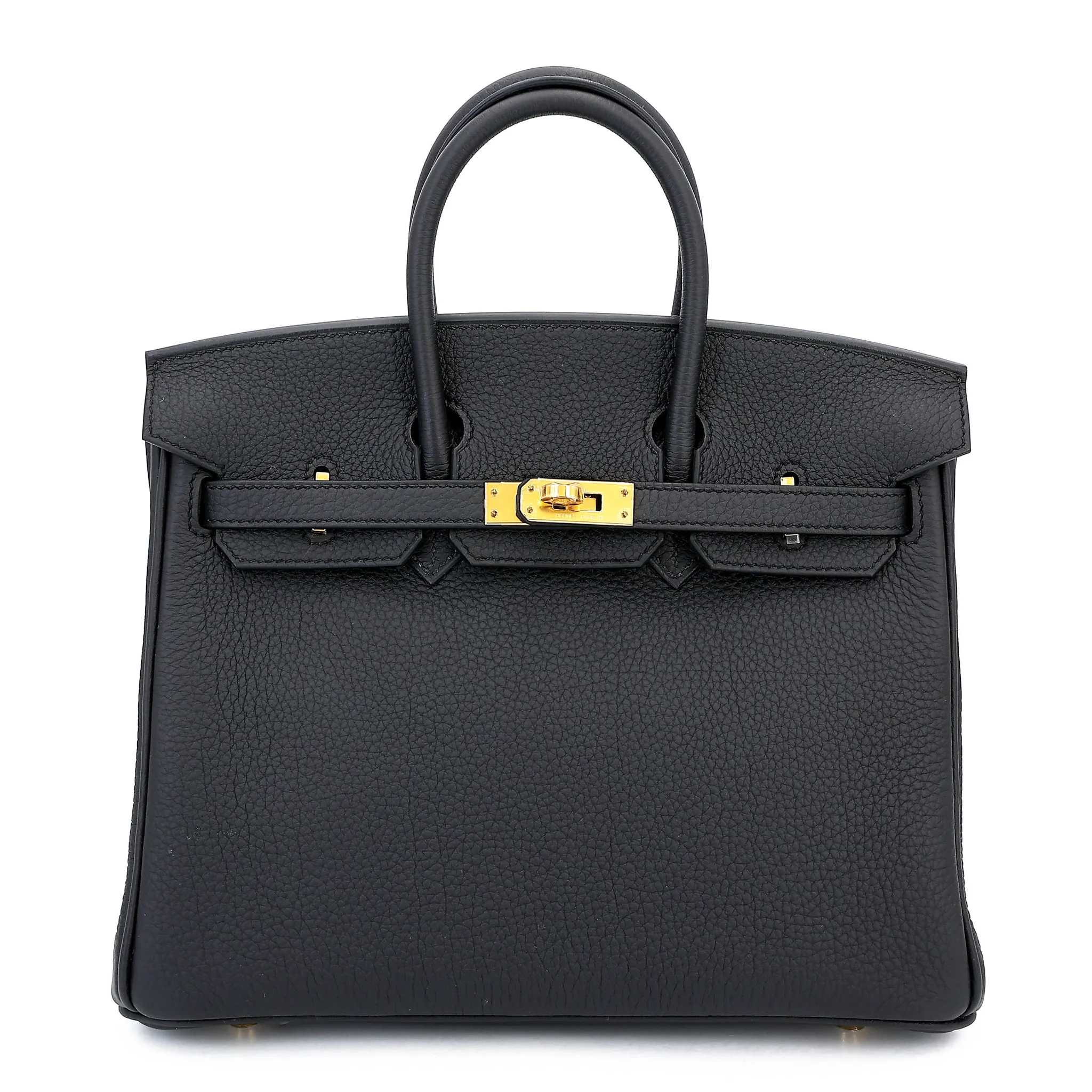 Brand New ( Rank N ) HERMÈS Birkin 25 Noir (89) Togo Gold hardware G (2026)