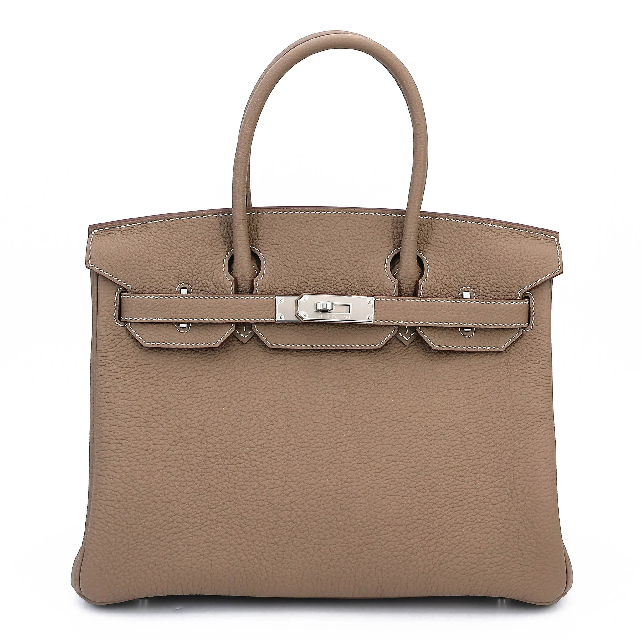 Brand New ( Rank N ) HERMÈS Birkin 30 Etoupe (18) Togo Palladium hardware G (2026)