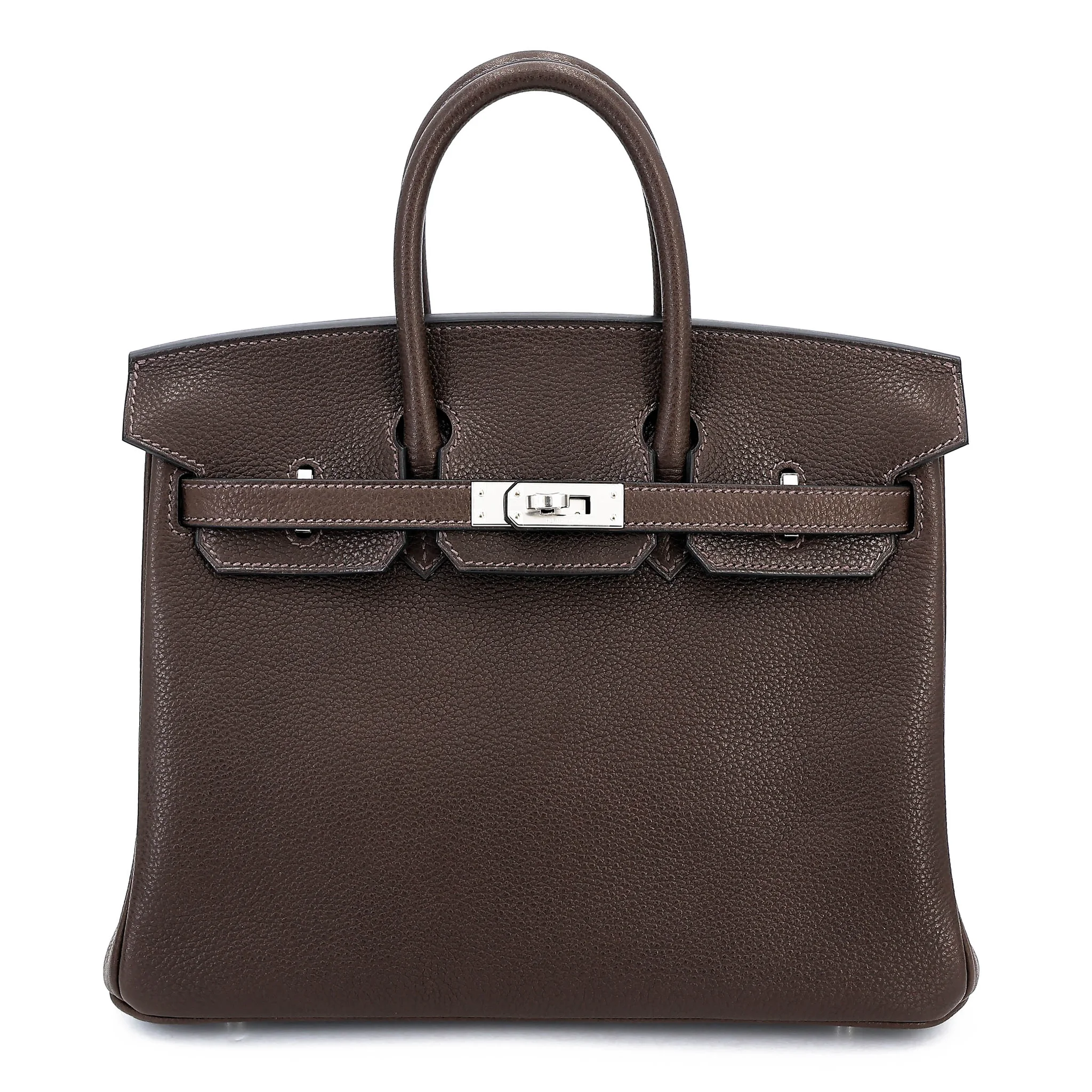 Brand New ( Rank N ) HERMÈS Birkin 25 Ebene (46) Barenia Palladium hardware G (2026)
