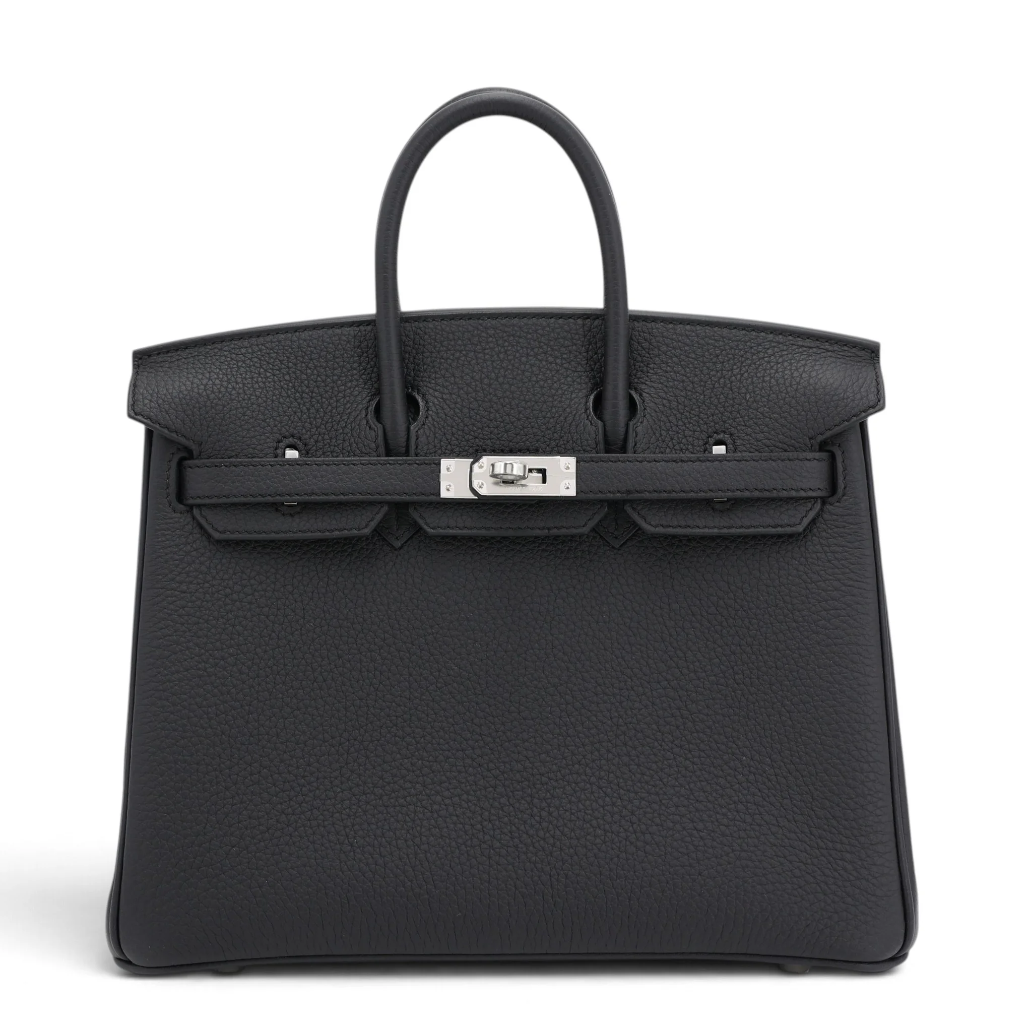 Brand New ( Rank N ) HERMÈS Birkin 25 Noir (89) Togo Palladium hardware G (2026)