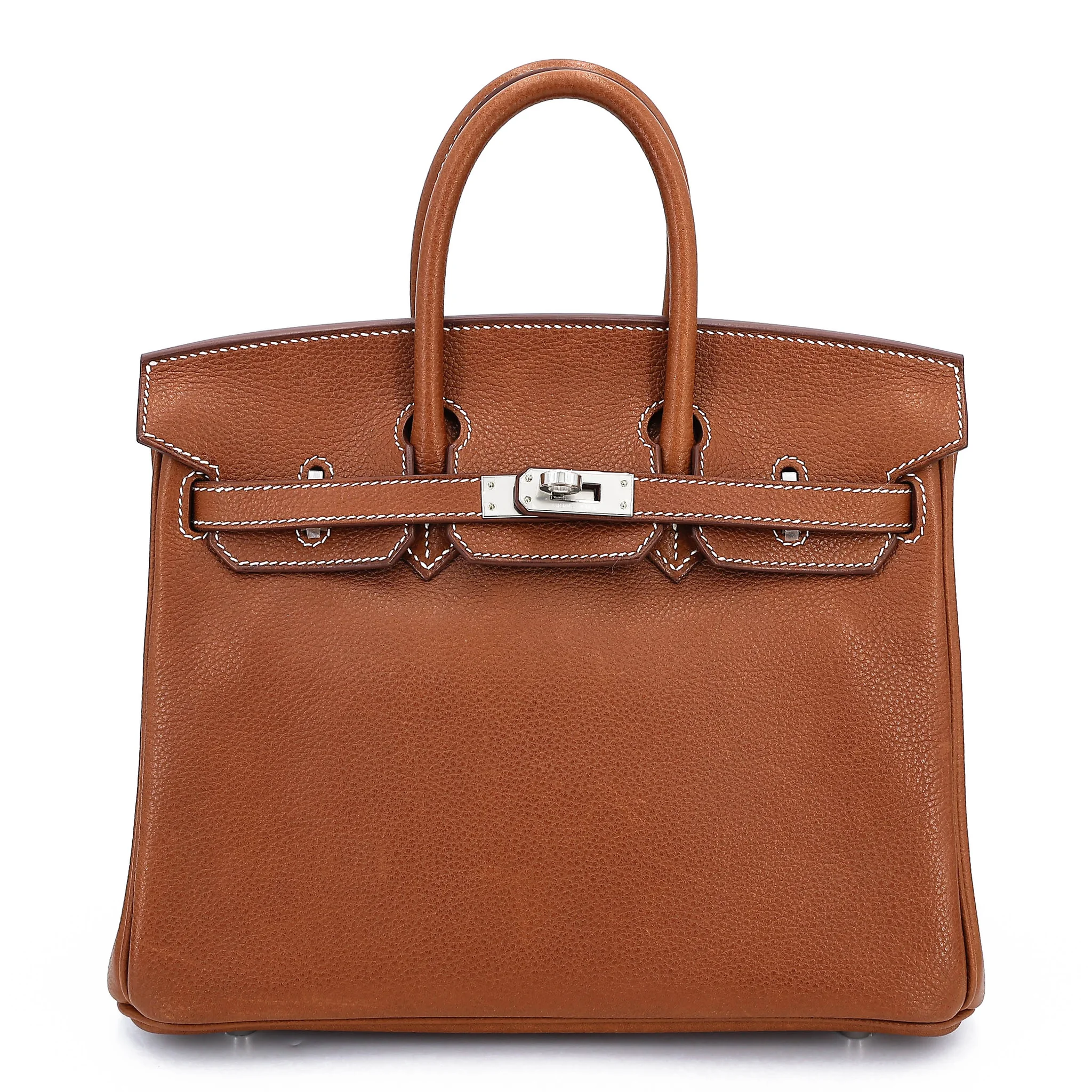 Excellent ( Rank SA ) HERMÈS Birkin 25 Fauve (34) Barenia Faubourg Palladium hardware K (2025)