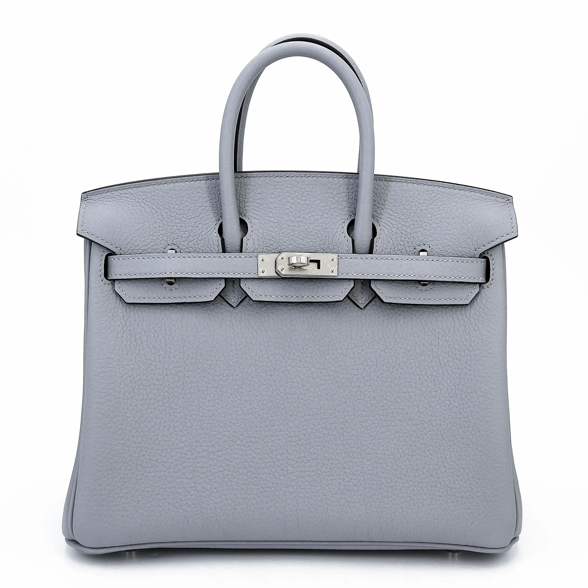 Brand New ( Rank N ) HERMÈS Birkin 25 Gris Pantin (P0) Togo Palladium hardware G (2026)
