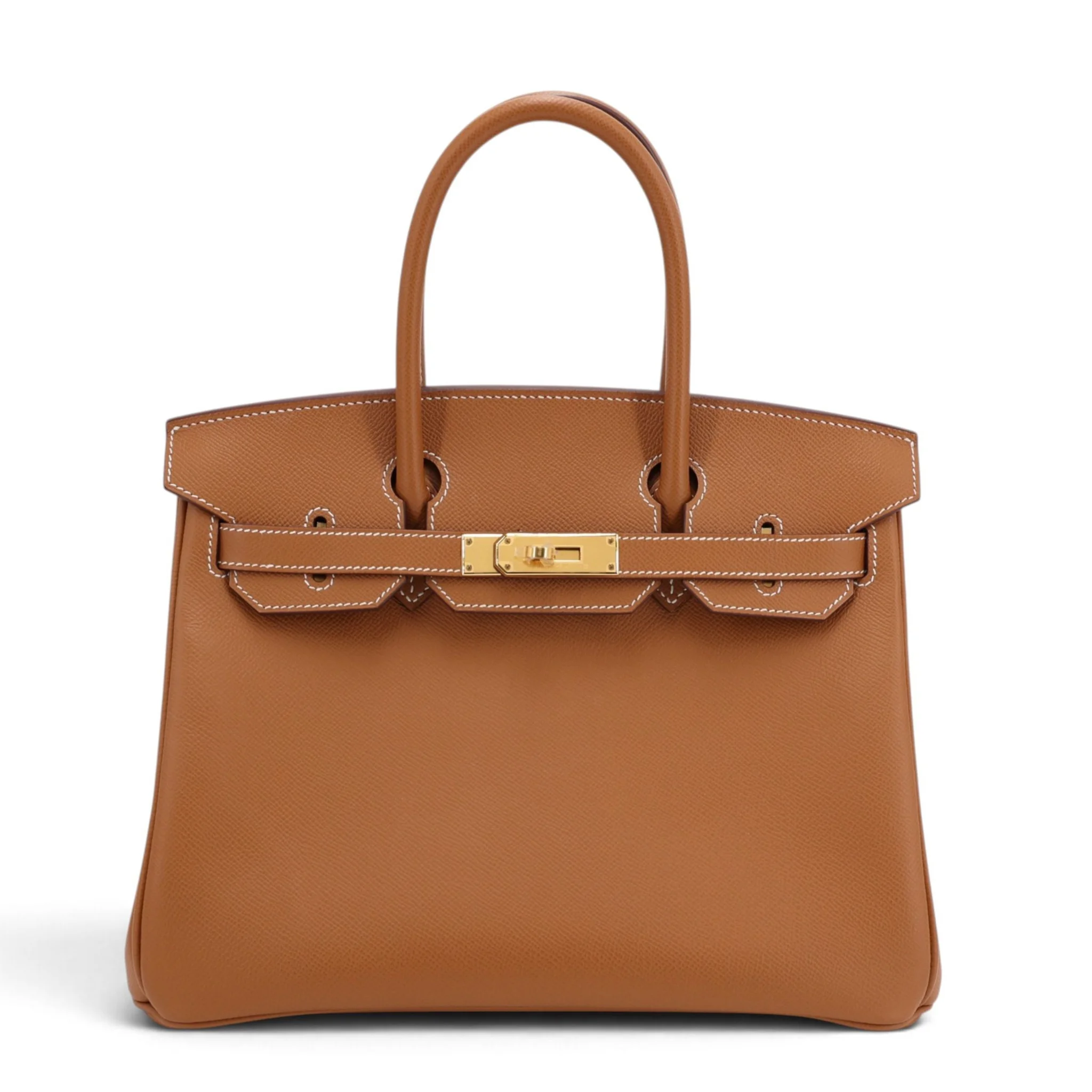 Excellent ( Rank SA ) HERMÈS Birkin 30 Gold Epsom Gold hardware U (2022)
