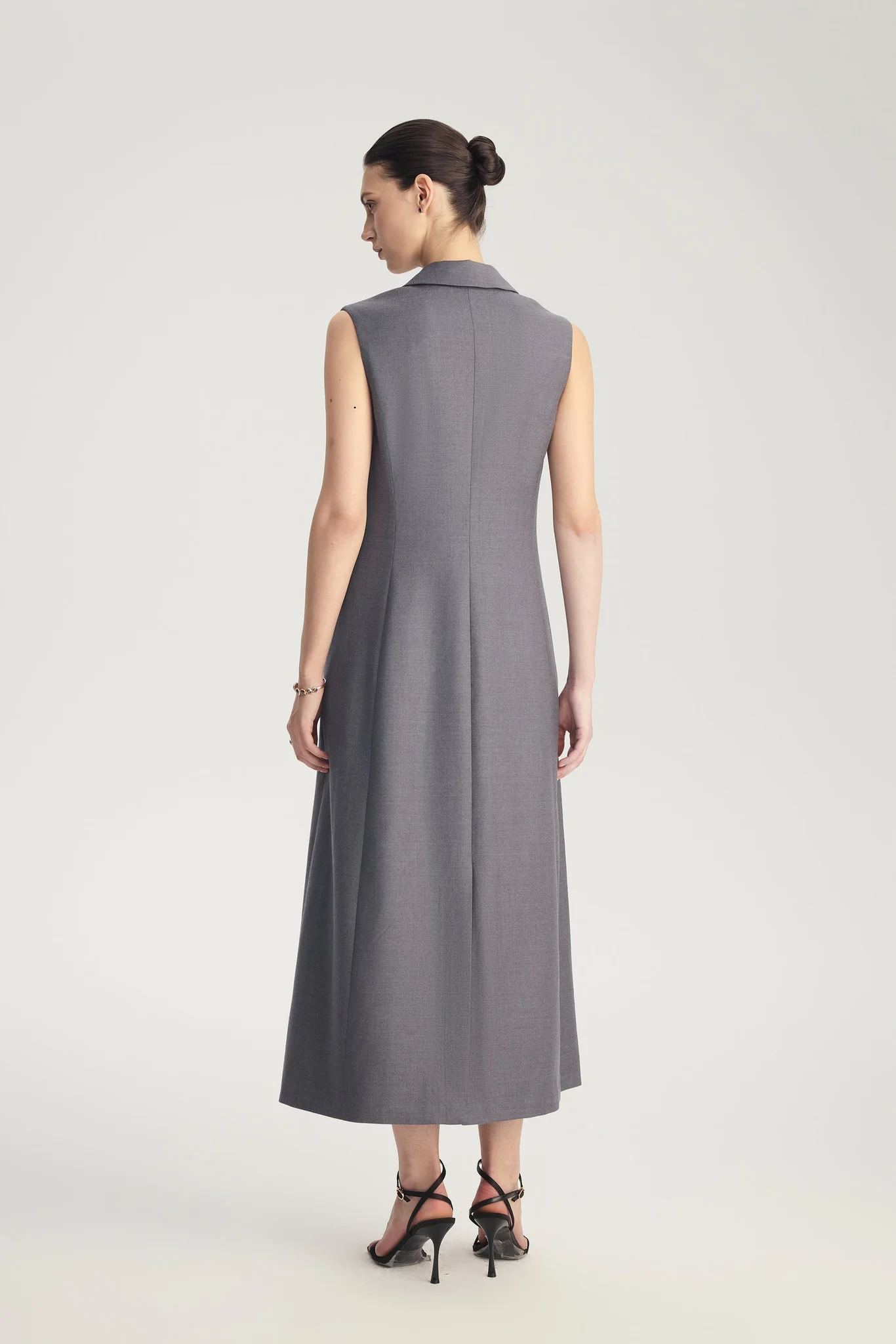 Four Seasons Wool Convertible Scarf Dress (EU 34) | GINZA XIAOMA