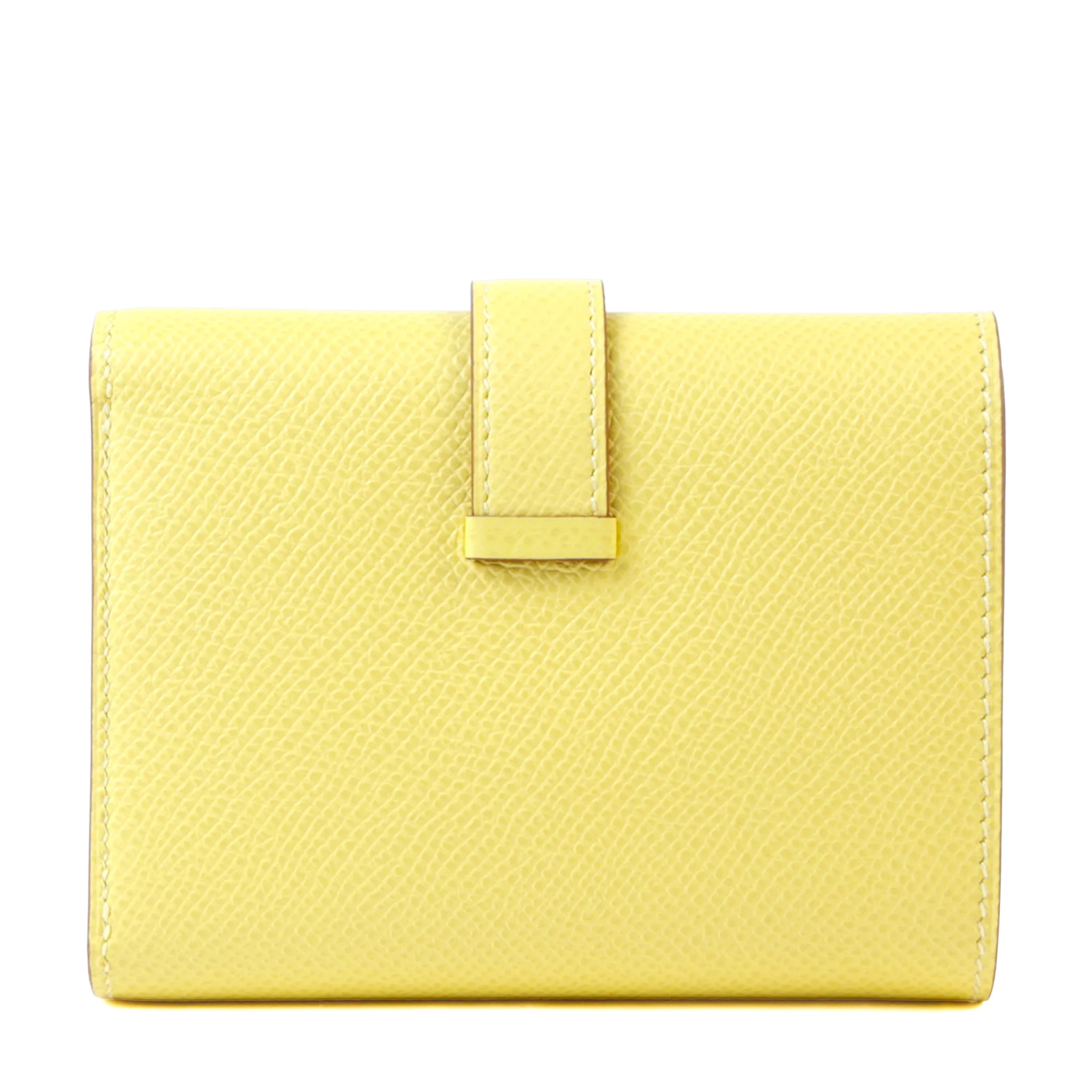 Bearn Combine Tri-fold Wallet Jaune Poussin (1Z) Nata (I2) | GINZA