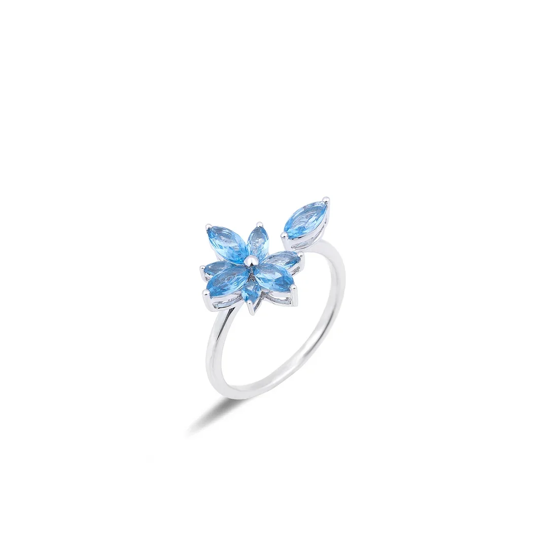 Lumière Star 18K Lab-Grown Spinel Ring | GINZA XIAOMA