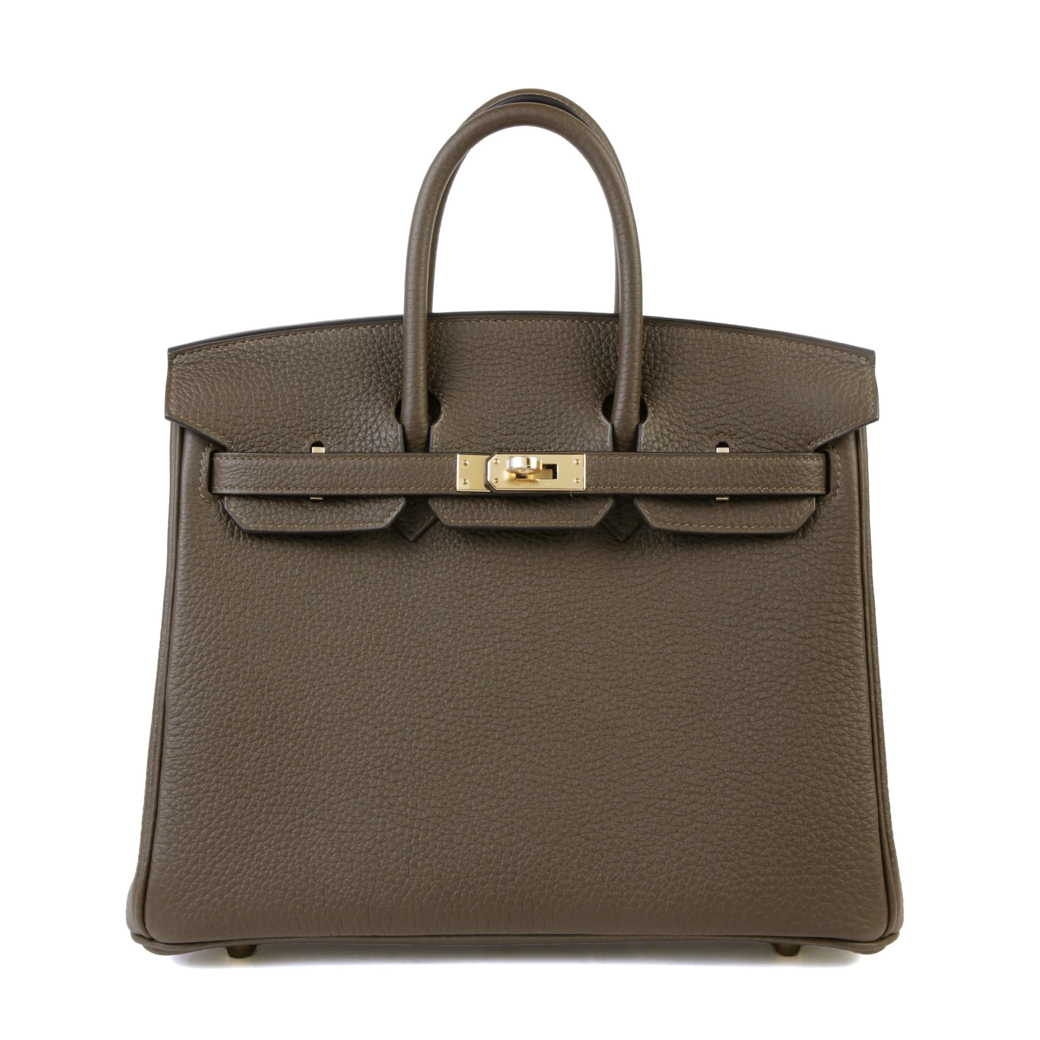 Brand New ( Rank N ) HERMÈS Birkin 25 Vert Loden (V8) Togo Permabrass hardware G (2026)