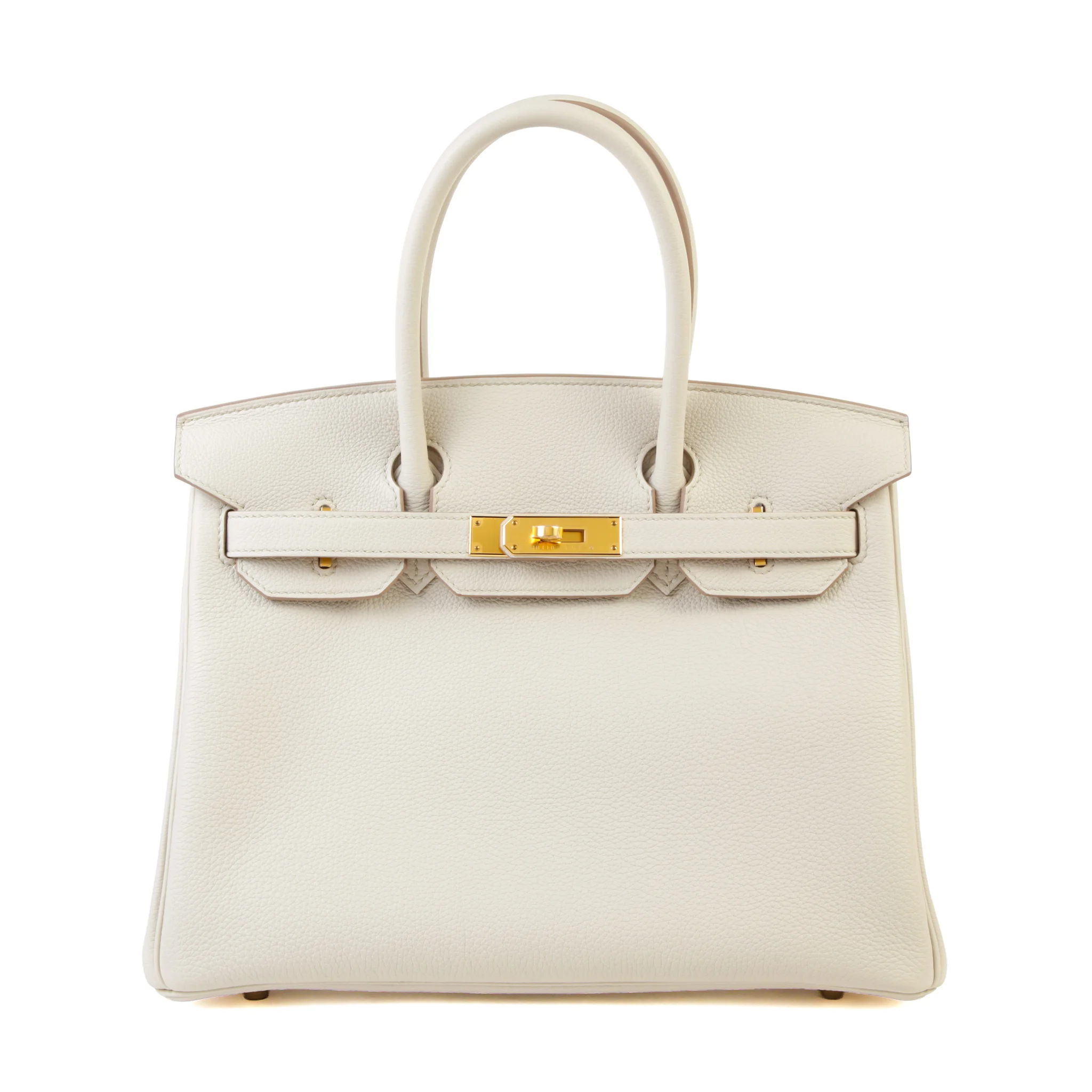 Unused ( Rank NS ) HERMÈS Birkin 30 Beton (8L) Togo Gold hardware W (2024)