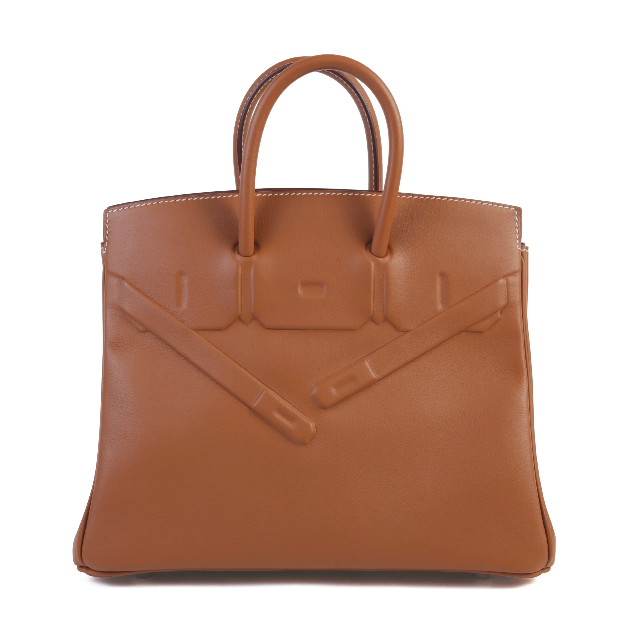 Excellent ( Rank SA ) HERMÈS Birkin 25 Shadow Gold (37) Swift Palladium hardware Z (2021)