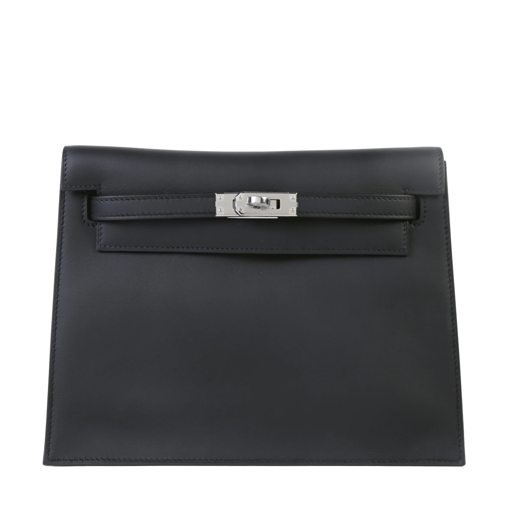 Brand New ( Rank N ) HERMÈS Kelly Danse Noir (89) Swift Palladium hardware G (2026)