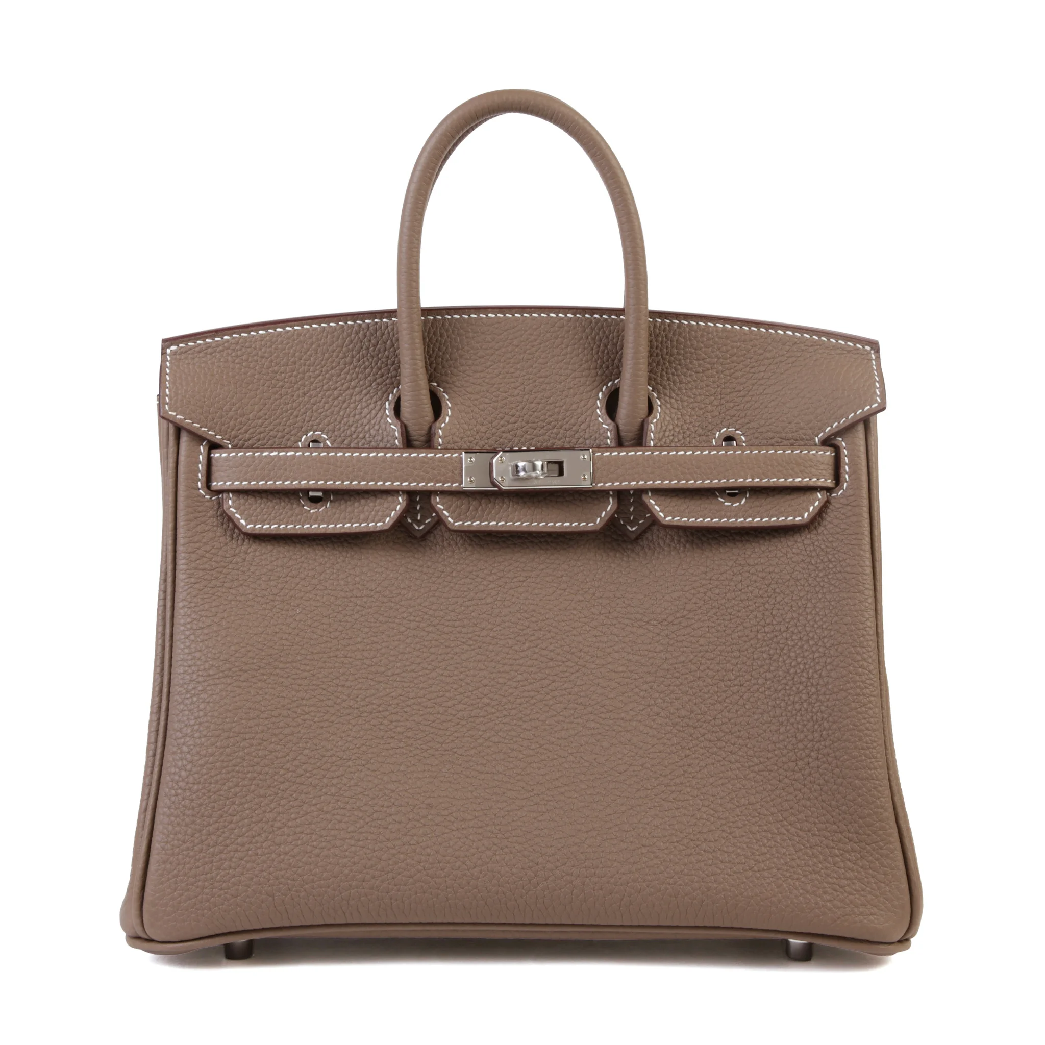 Brand New ( Rank N ) HERMÈS Birkin 25 Etoupe (18) Togo Palladium hardware G (2026)