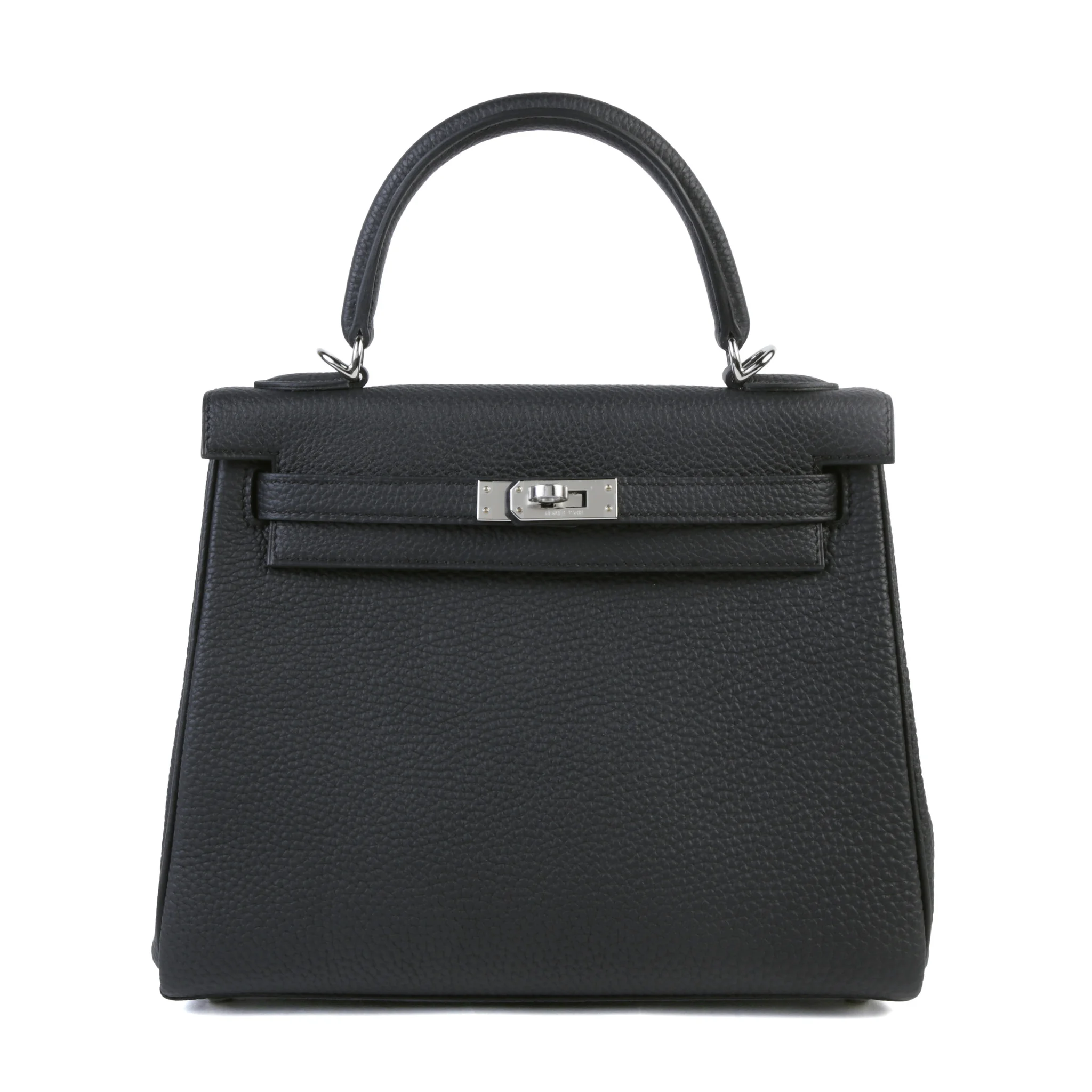 Brand New ( Rank N ) HERMÈS Kelly 25 Noir (89) Togo Palladium hardware G (2026)