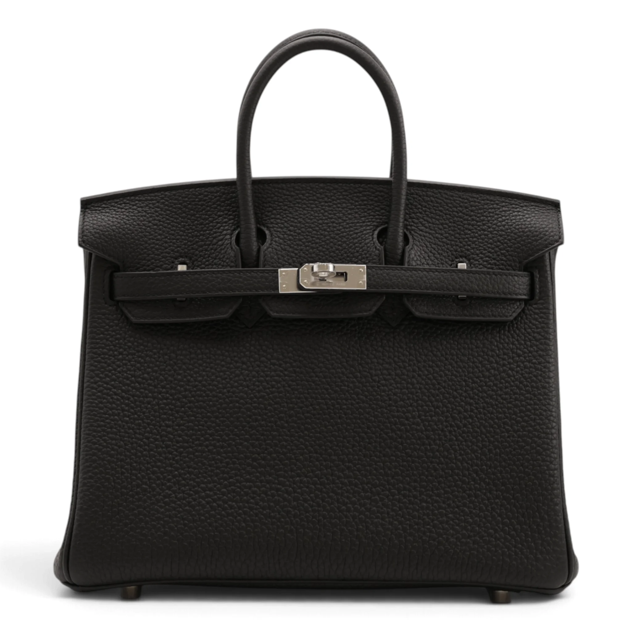 Brand New ( Rank N ) HERMÈS Birkin 25 Noir (89) Togo Palladium hardware G (2026)