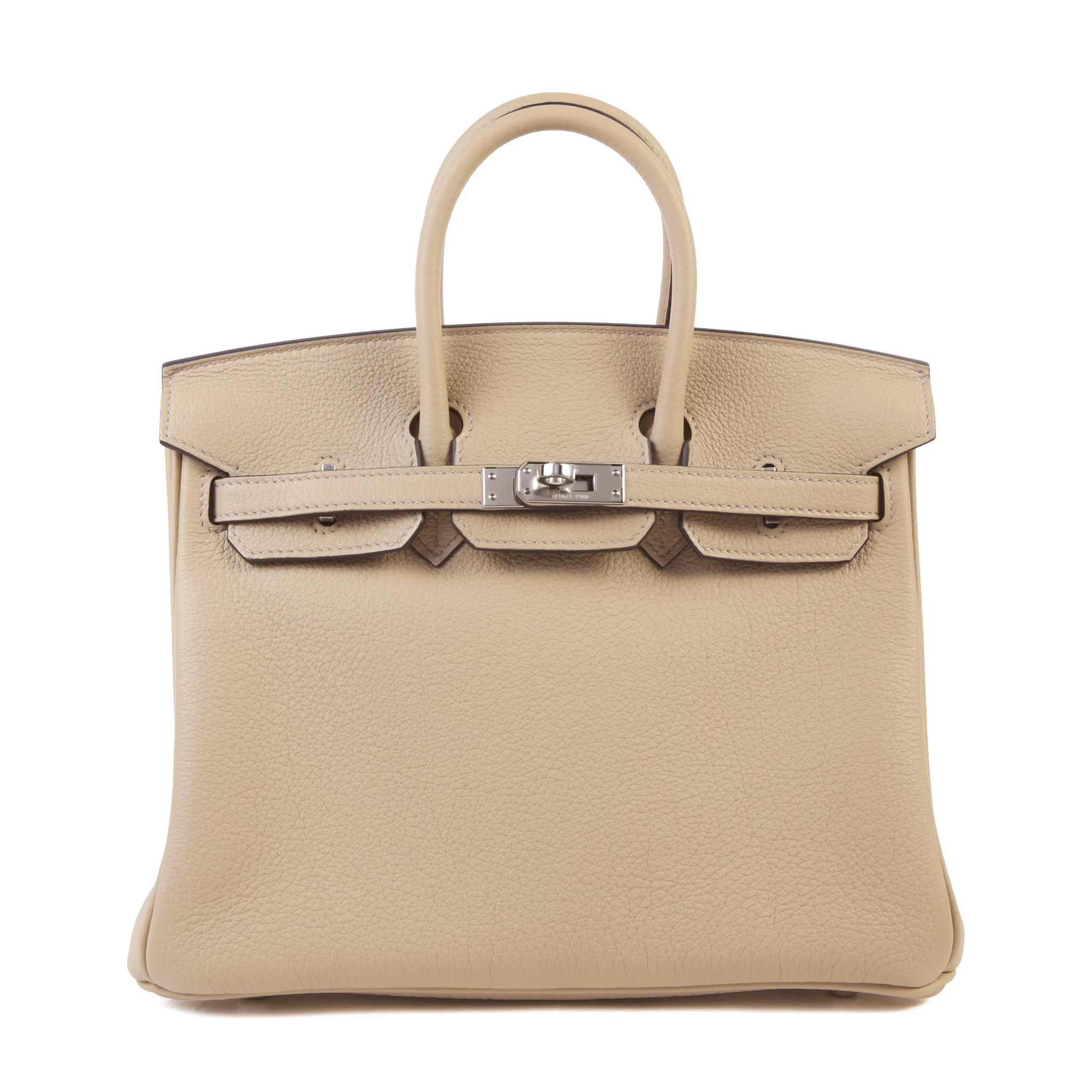 Brand New ( Rank N ) HERMÈS Birkin 25 Trench (S2) Togo Palladium hardware K (2025)