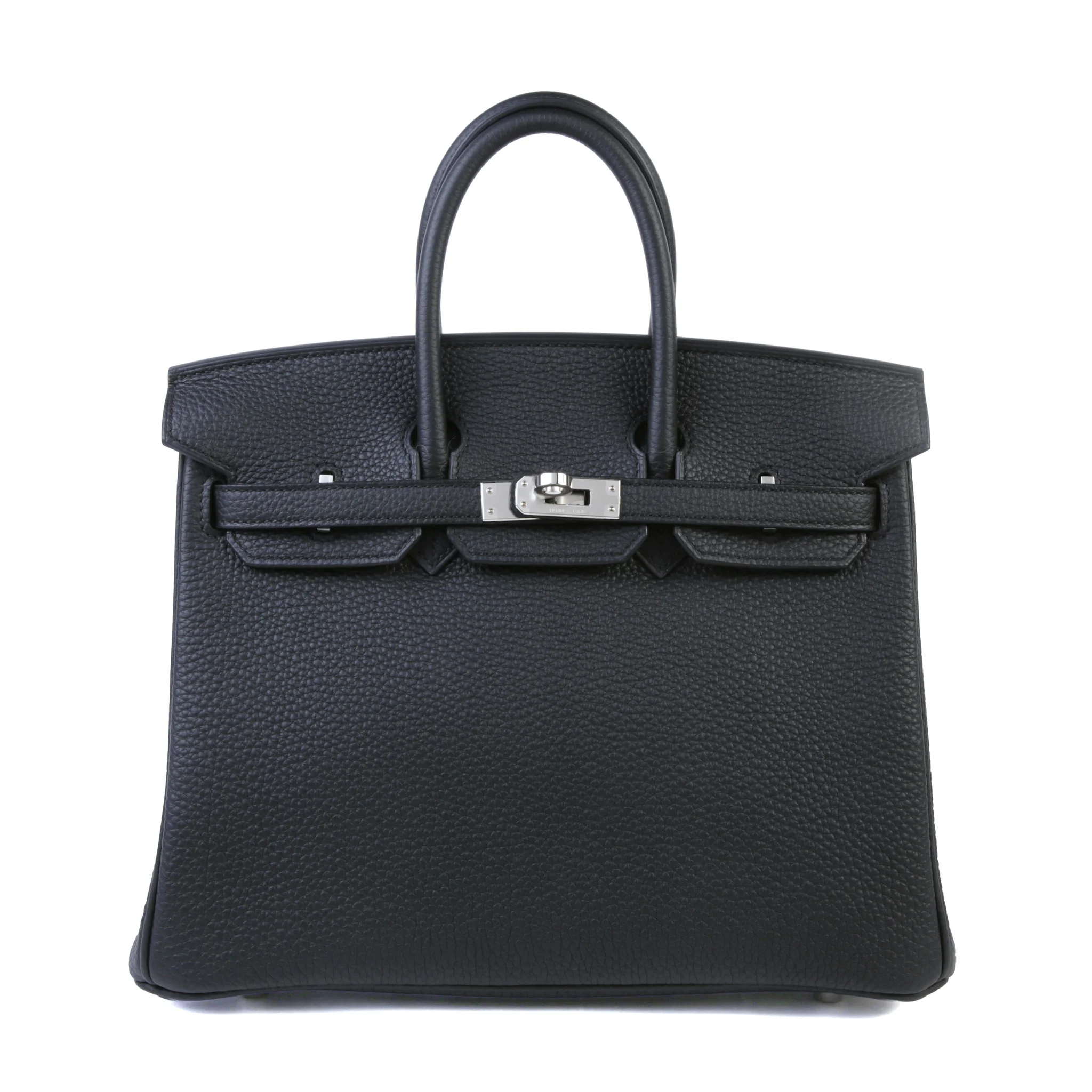 Brand New ( Rank N ) HERMÈS Birkin 25 Noir (89) Togo Palladium hardware G (2026)