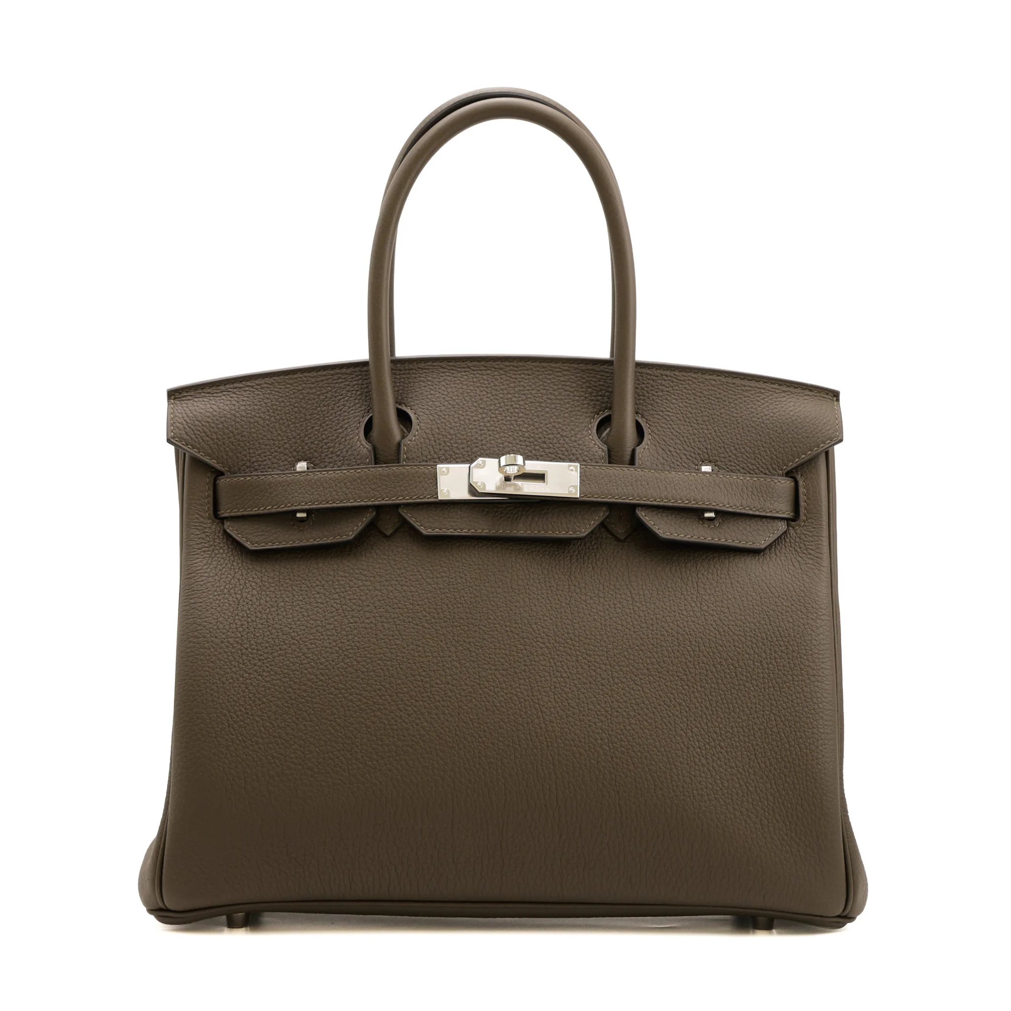 Brand New ( Rank N ) HERMÈS Birkin 30 Vert Loden (V8) Togo Palladium hardware G (2026)